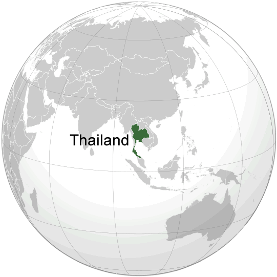 ou se trouve Thailande