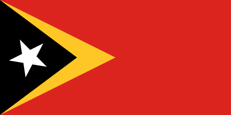 Timor Oriental Drapeau