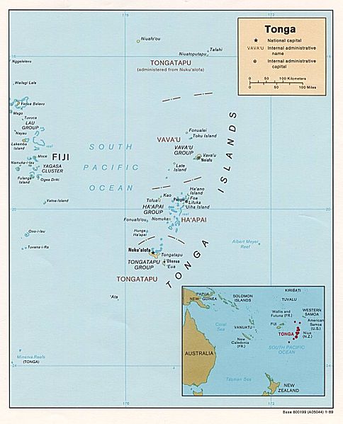 Tonga carte