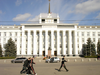 maison de parlement Tiraspol Transnistrie
