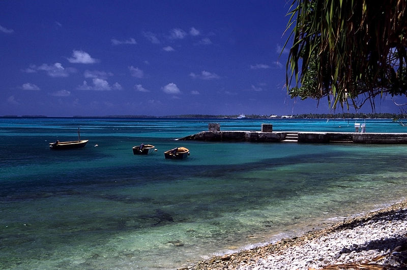 Tuvalu Funafuti plage