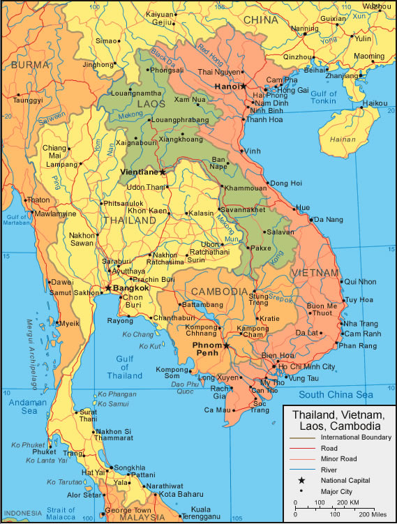 Carte de Vietnam