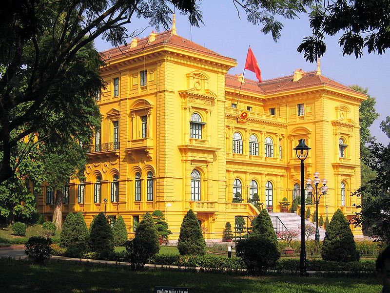presidentiel palais Hanoi vietnam