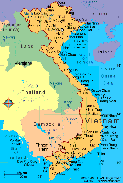 vietnam carte