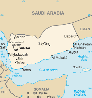 Yemen carte