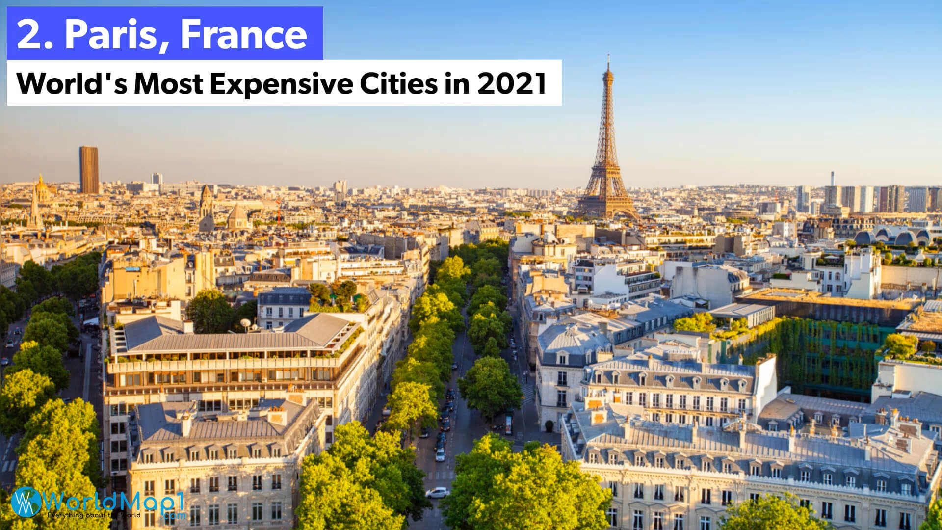 Les villes les plus chères du monde - Paris, France