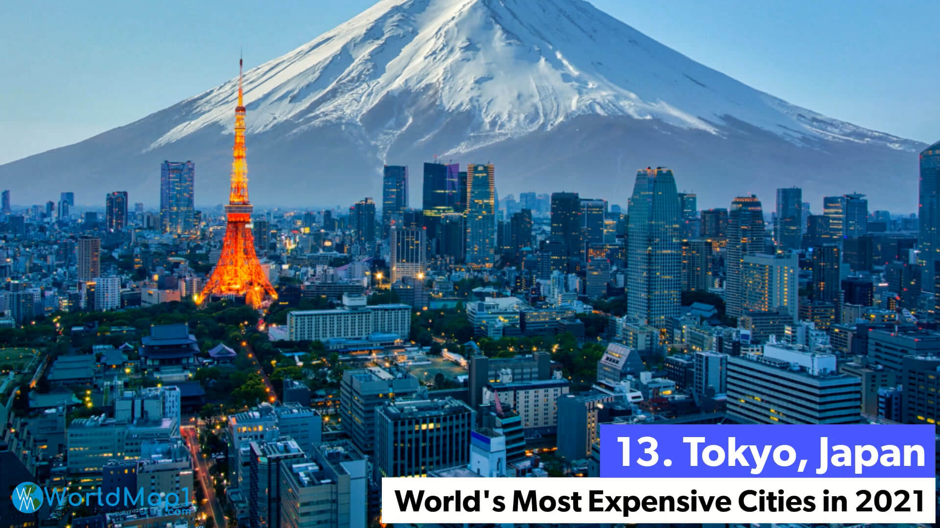 Les villes les plus chères du monde - Tokyo, Japon