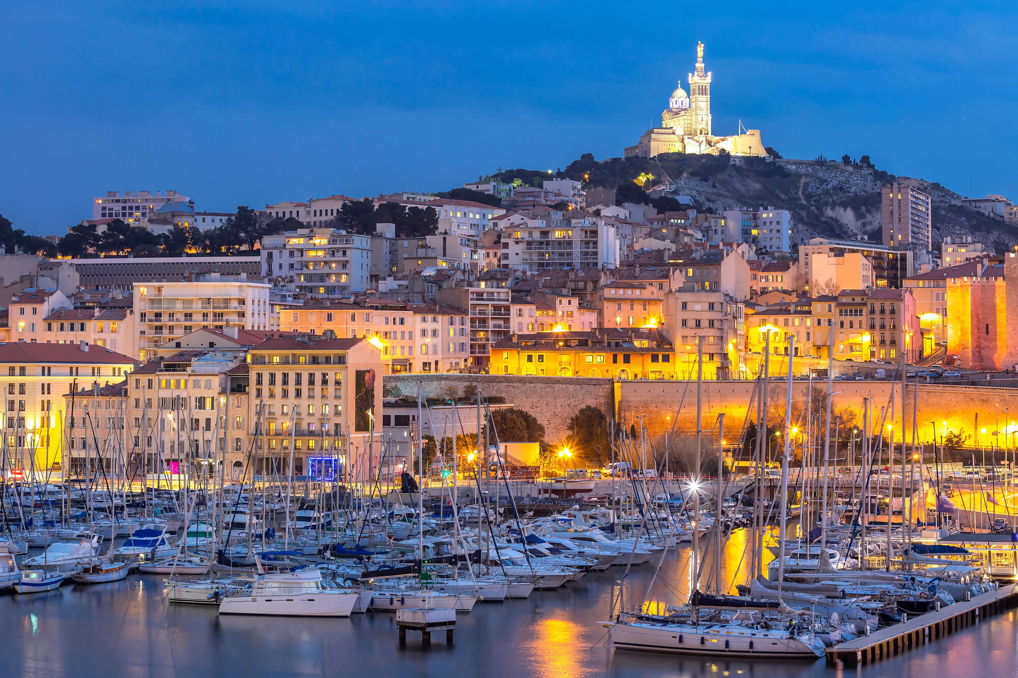 marseille france la nuit